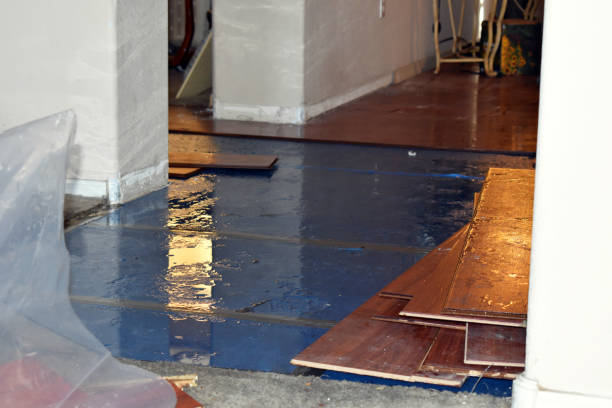 Professional Water Extraction technician working in Silver Point, TN